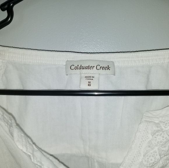 Cold Water Creek Scoop Neck Top Size 1X - Picture 2 of 3